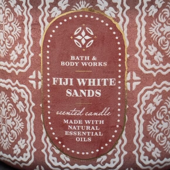 BBW Fiji White Sands Bath & Body Works 3 Wick Candle - Picture 3 of 10